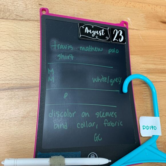 Travis Mathew Golf Shirt Men M Medium White Gray Performance Island Seaside Polo - Picture 11 of 12